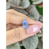 4.16 Ct. Blue Sapphire Crystal from Ceylon (Sri Lanka) Life Style