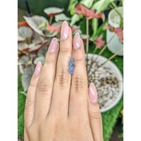 4.22 Ct. Blue Sapphire Crystal from Ceylon (Sri Lanka) Life Style