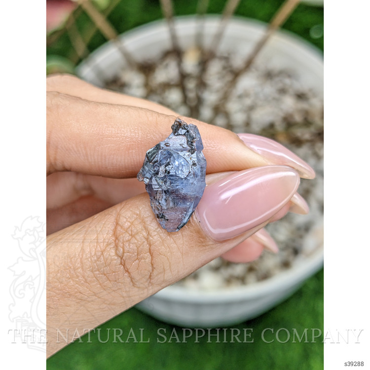 10.59 Ct. Blue Sapphire Crystal from Ceylon (Sri Lanka)