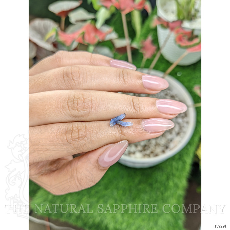 1.22 Ct. Blue Sapphire Crystal from Ceylon (Sri Lanka)