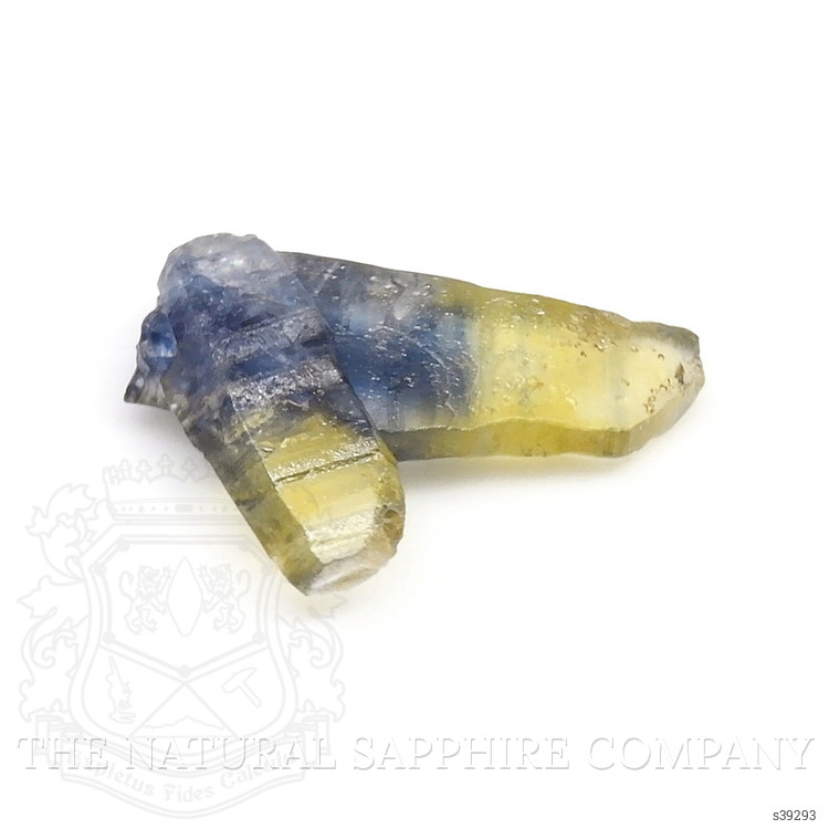 3.52 Ct. Bi Color Sapphire Crystal from Ceylon (Sri Lanka)