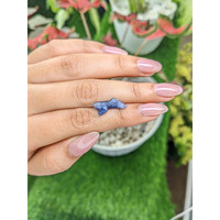 3.38 Ct. Blue Sapphire Crystal from Ceylon (Sri Lanka) Life Style