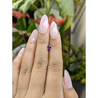 0.44 Ct. Pinkish Purple Sapphire from Ceylon (Sri Lanka) Life Style