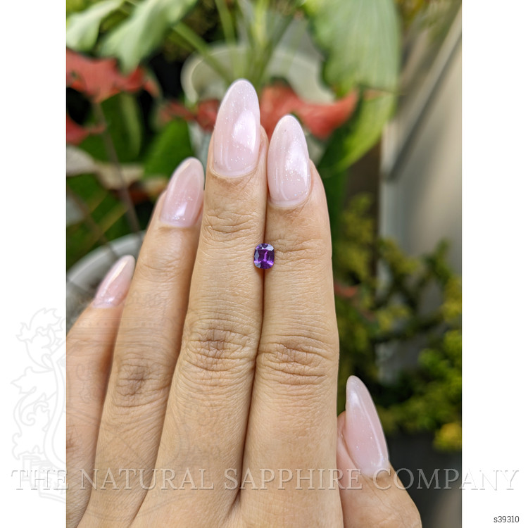 0.44 Ct. Pinkish Purple Sapphire from Ceylon (Sri Lanka)