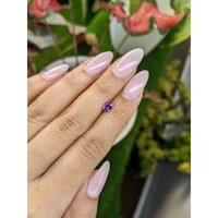 0.44 Ct. Pinkish Purple Sapphire from Ceylon (Sri Lanka) Life Style
