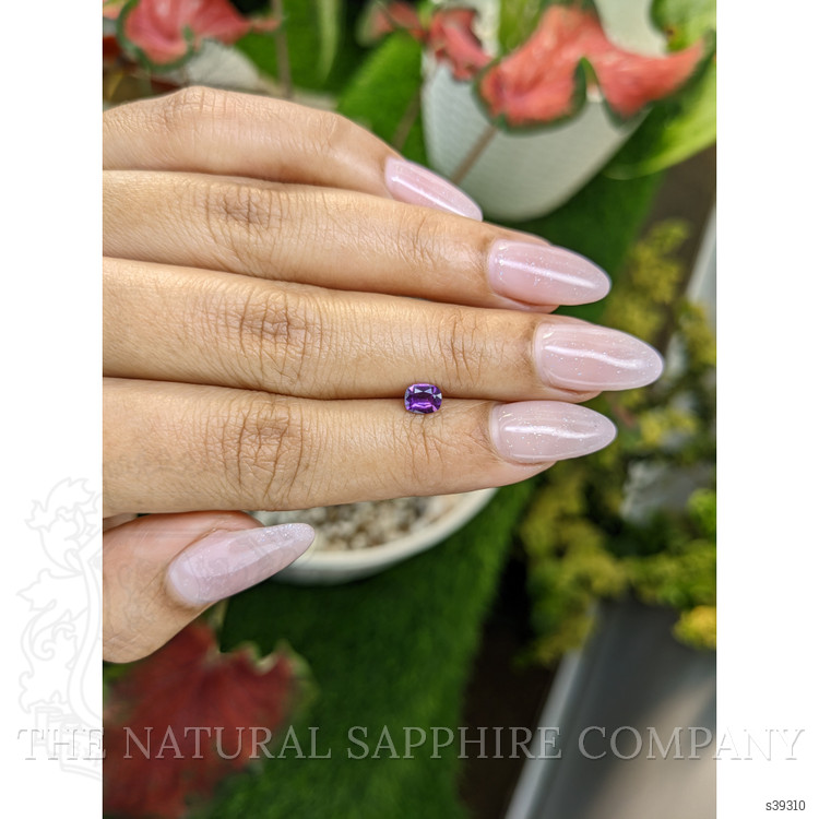 0.44 Ct. Pinkish Purple Sapphire from Ceylon (Sri Lanka)
