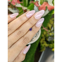 0.59 Ct. Purple Sapphire from Ceylon (Sri Lanka) Life Style