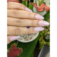 0.59 Ct. Purple Sapphire from Ceylon (Sri Lanka) Life Style