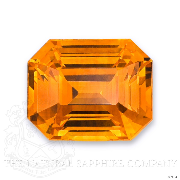 4.50 Ct. Yellowish Orange Sapphire from Ceylon (Sri Lanka)
