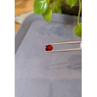 1.57 Ct. Reddish Orange Sapphire from Ceylon (Sri Lanka) Life Style
