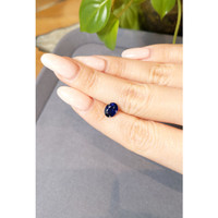 2.03 Ct. Blue Sapphire from Ceylon (Sri Lanka) Life Style