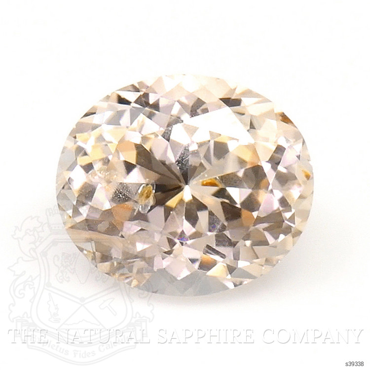 0.97 Ct. Peach Sapphire from Ceylon (Sri Lanka)