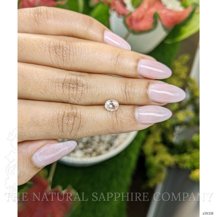 0.97 Ct. Peach Sapphire from Ceylon (Sri Lanka)