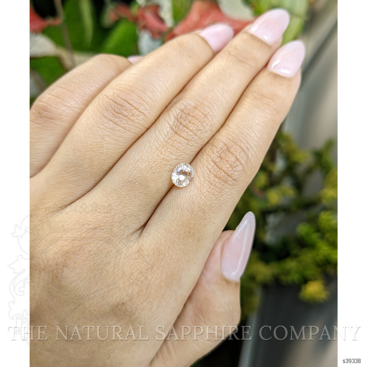 0.97 Ct. Peach Sapphire from Ceylon (Sri Lanka)