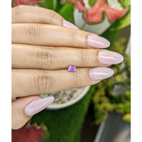 0.57 Ct. Pinkish Purple Sapphire from Ceylon (Sri Lanka) Life Style
