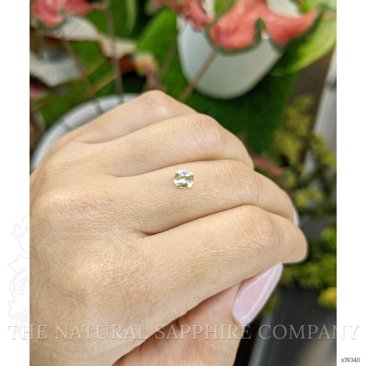 0.52 Ct. Yellow Sapphire from Ceylon (Sri Lanka)