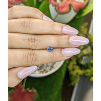0.63 Ct. Blue Sapphire from Ceylon (Sri Lanka) Life Style