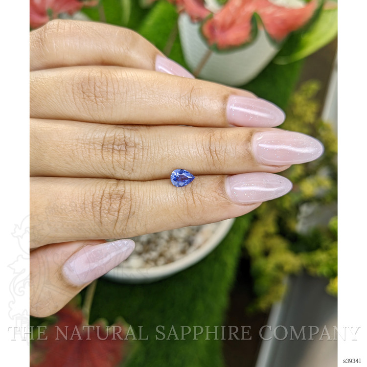 0.63 Ct. Blue Sapphire from Ceylon (Sri Lanka)