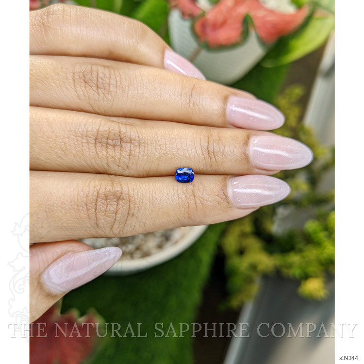 0.46 Ct. Blue Sapphire from Ceylon (Sri Lanka)