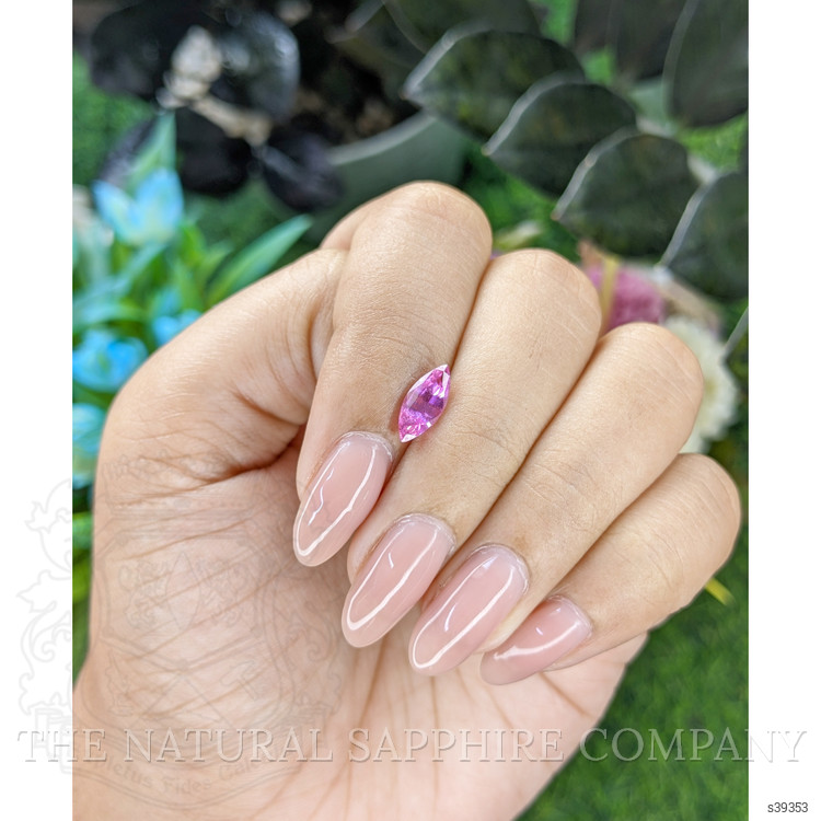 1.17 Ct. Purplish Pink Sapphire from Africa