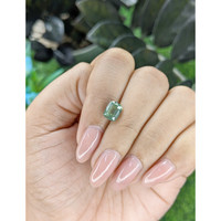 2.05 Ct. Yellowish Green Sapphire from Africa Life Style