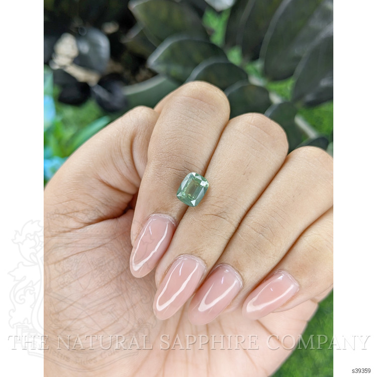 2.05 Ct. Yellowish Green Sapphire from Africa