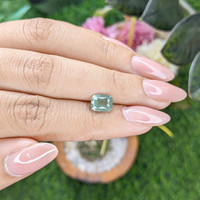 2.05 Ct. Yellowish Green Sapphire from Africa Life Style