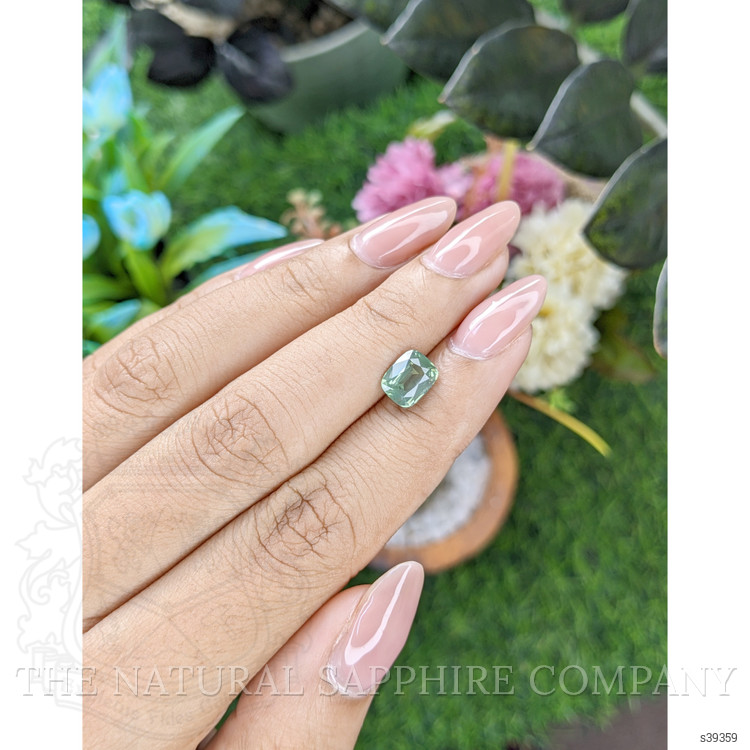 2.05 Ct. Yellowish Green Sapphire from Africa