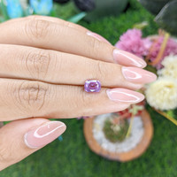 1.59 Ct. Pinkish Purple Sapphire from Africa Life Style