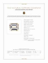 1.30 Ct. Peach Sapphire from Africa Scan Report