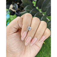 1.14 Ct. White Sapphire from Ceylon (Sri Lanka) Life Style