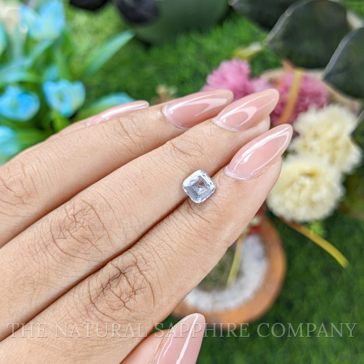 1.14 Ct. White Sapphire from Ceylon (Sri Lanka)