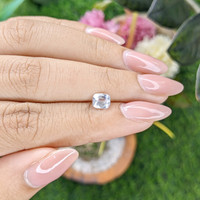 1.04 Ct. White Sapphire from Ceylon (Sri Lanka) Life Style
