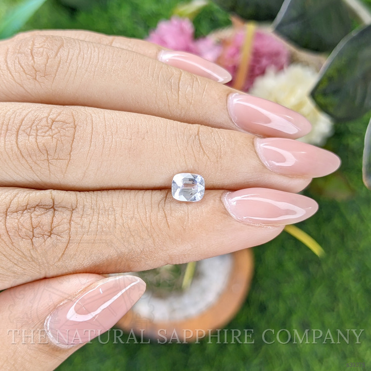 1.04 Ct. White Sapphire from Ceylon (Sri Lanka)