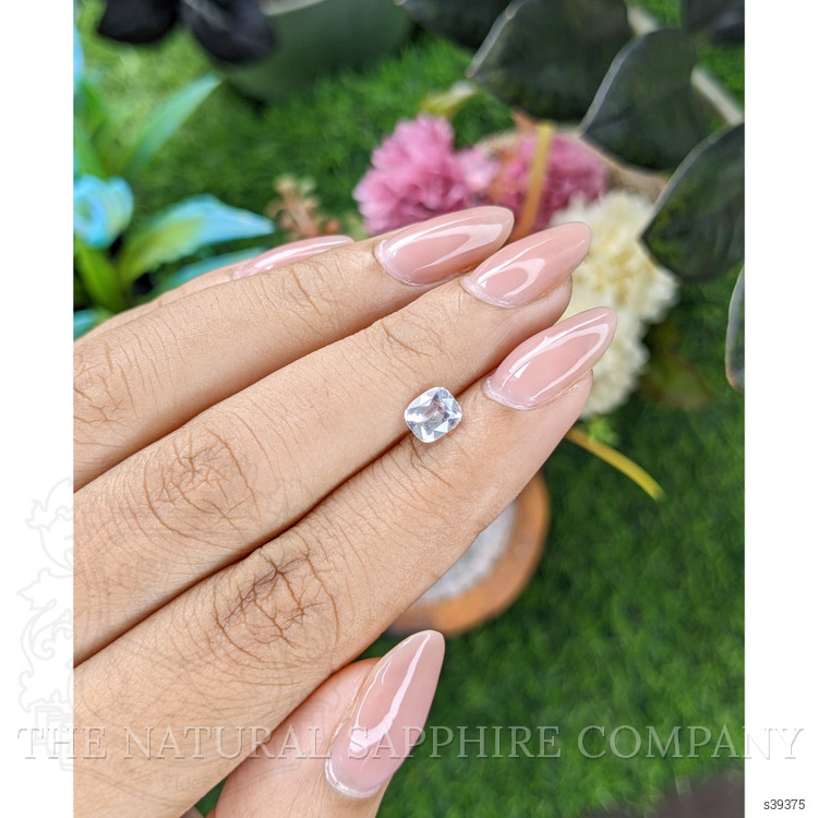 1.04 Ct. White Sapphire from Ceylon (Sri Lanka)