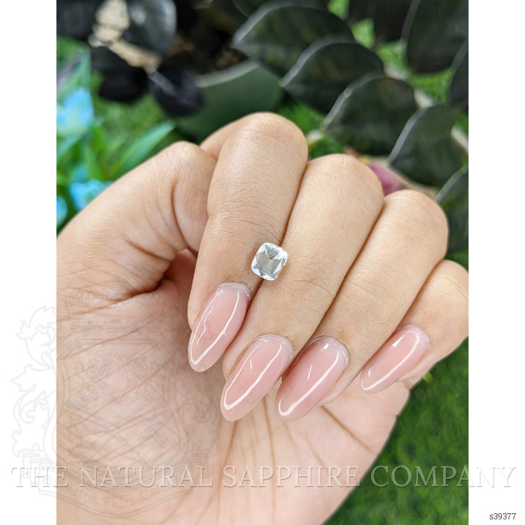 1.27 Ct. White Sapphire from Ceylon (Sri Lanka)