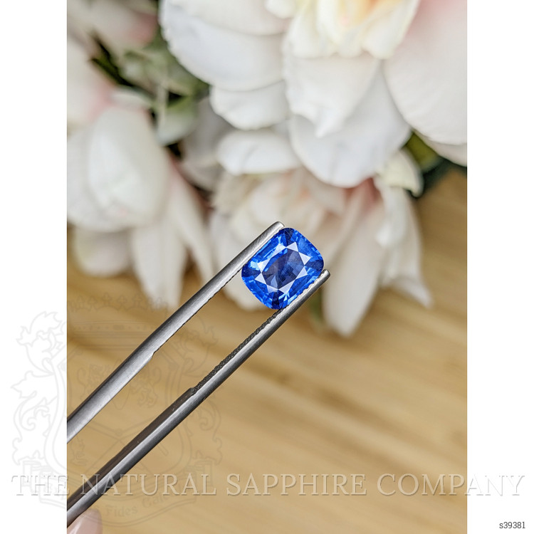 2.10 Ct. Blue Sapphire from Ceylon (Sri Lanka)
