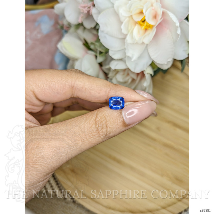 2.10 Ct. Blue Sapphire from Ceylon (Sri Lanka)