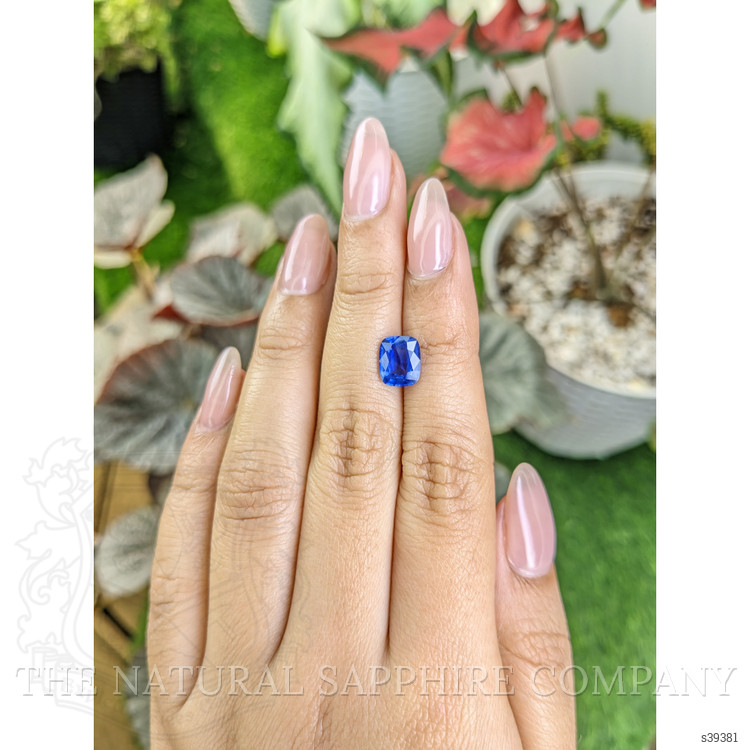 2.10 Ct. Blue Sapphire from Ceylon (Sri Lanka)