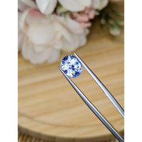 3.13 Ct. Blue Sapphire from Ceylon (Sri Lanka) Life Style