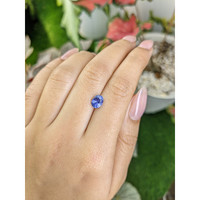 1.24 Ct. Violet Sapphire from Ceylon (Sri Lanka) Life Style