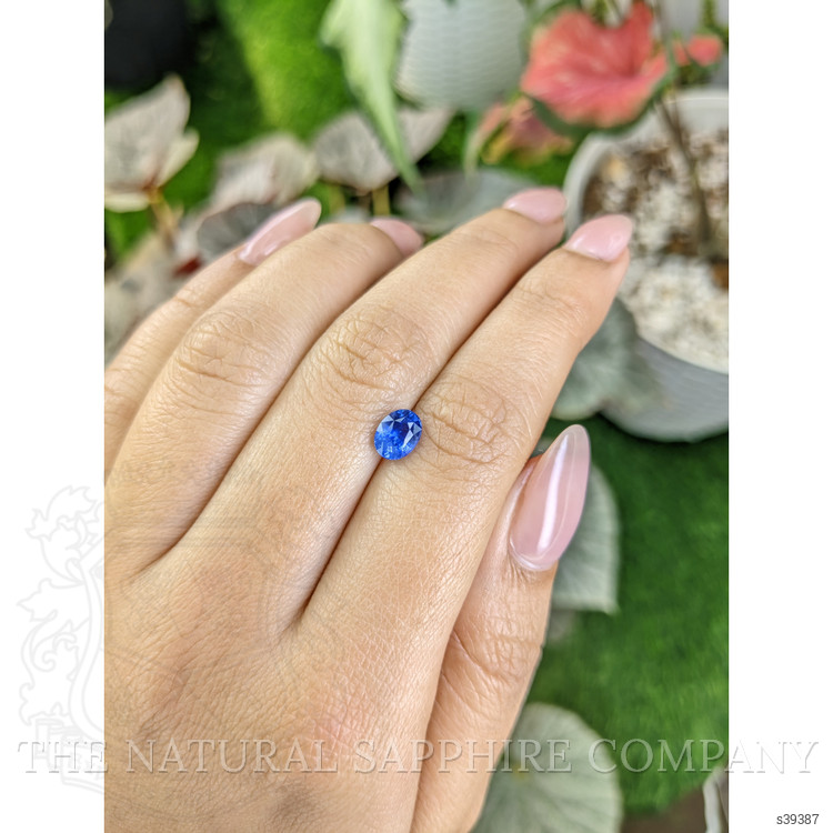 1.16 Ct. Blue Sapphire from Ceylon (Sri Lanka)