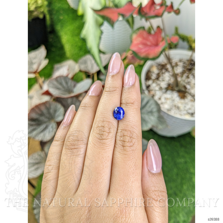 2.65 Ct. Blue Sapphire from Ceylon (Sri Lanka)