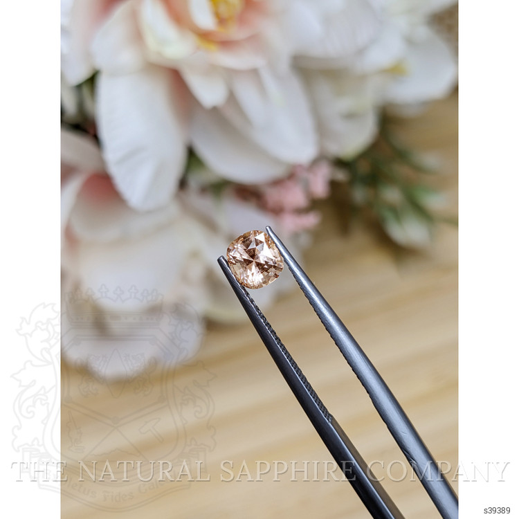 1.16 Ct. Peach Sapphire from Ceylon (Sri Lanka)