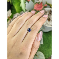 1.14 Ct. Blue Sapphire from Ceylon (Sri Lanka) Life Style