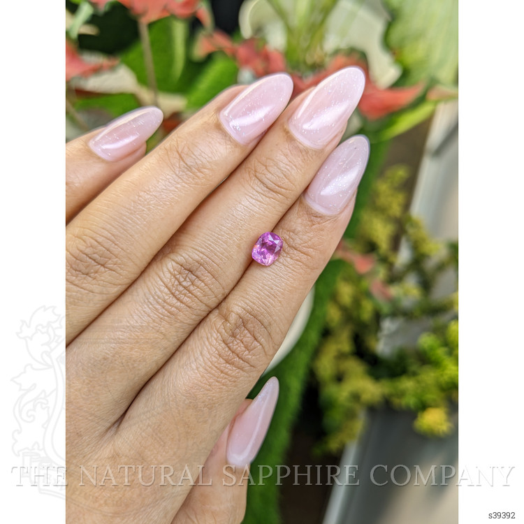 1.58 Ct. Purplish Pink Sapphire from Ceylon (Sri Lanka)
