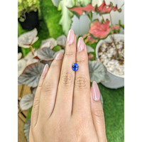 2.22 Ct. Blue Sapphire from Ceylon (Sri Lanka) Life Style