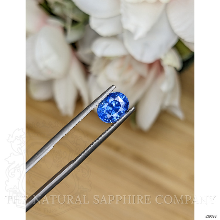 2.22 Ct. Blue Sapphire from Ceylon (Sri Lanka)