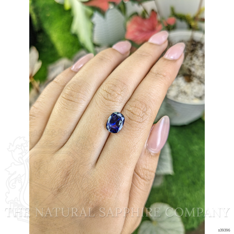 3.61 Ct. Blue Sapphire from Ceylon (Sri Lanka)