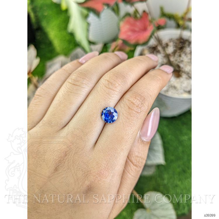 2.12 Ct. Blue Sapphire from Ceylon (Sri Lanka)